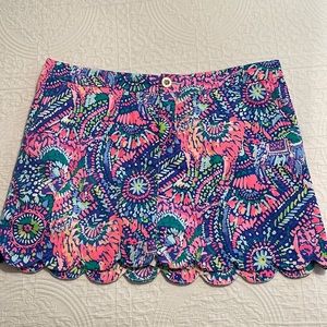 Lilly Pulitzer Shorts SIZE 12. Never been dried. Hung dry only. Great condition!